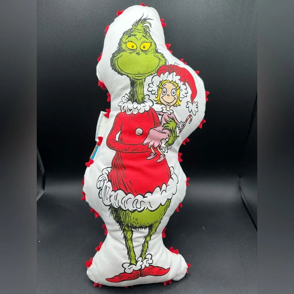 Pottery Barn Kids Grinch Pom Pom Cindy Lou Pillow